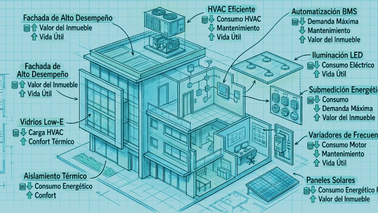 Componentes constructivos con impacto en el desempeño energético
